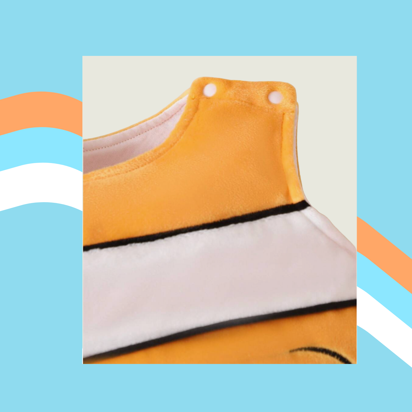 Nemo Clownfish Costume β Orange & White Fish Jumpsuit with Hat π π§‘
