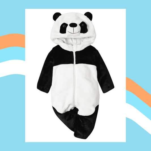 Little Bamboo Buddy – Super Soft Fleece Panda Costume Romper for Baby & Toddler 🐼🎋